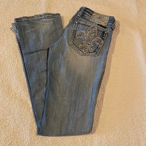 Womens Light-Wash MissMe Bootcut Jeans